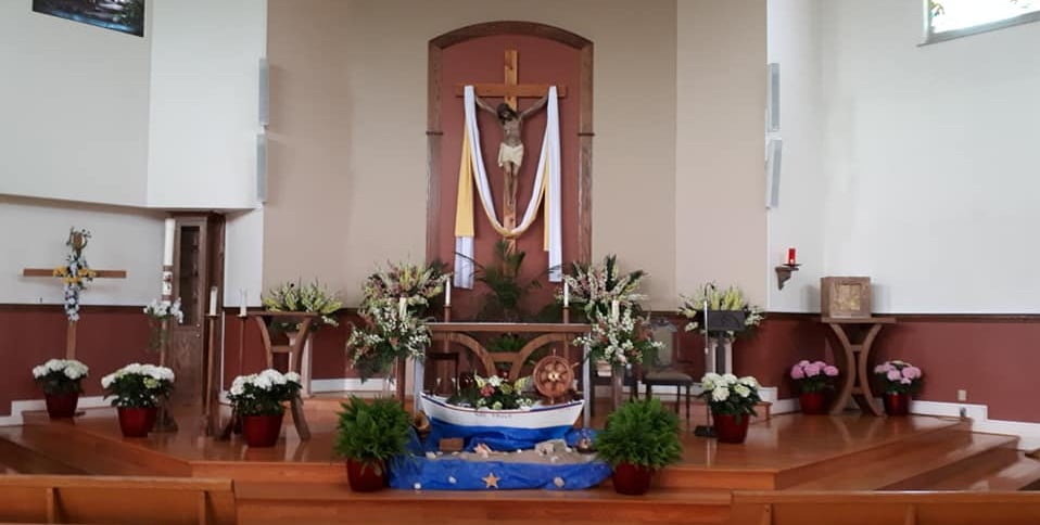 Main Alter with cross